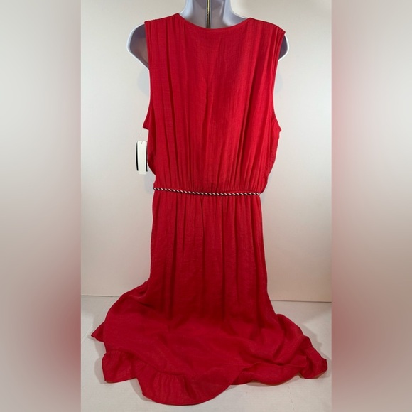 New Directions Women’s Red Maxi Dress Size XL NWT - Picture 5 of 16